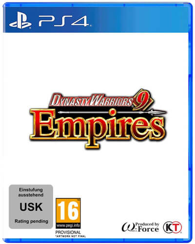 Dynasty Warriors 9 box art for Playstation 4